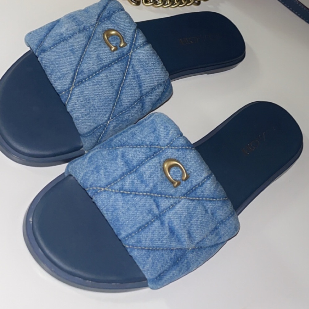 Coach Holly Denim Sandals